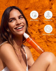 C+C Witamina SPF 50 Bi-Fazowy Niewidzialny Krem Przeciwsłoneczny