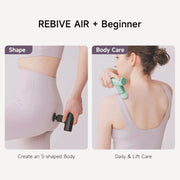 Rebive Air — Mini przenośny pistolet do masażu w kolorze czarnym
