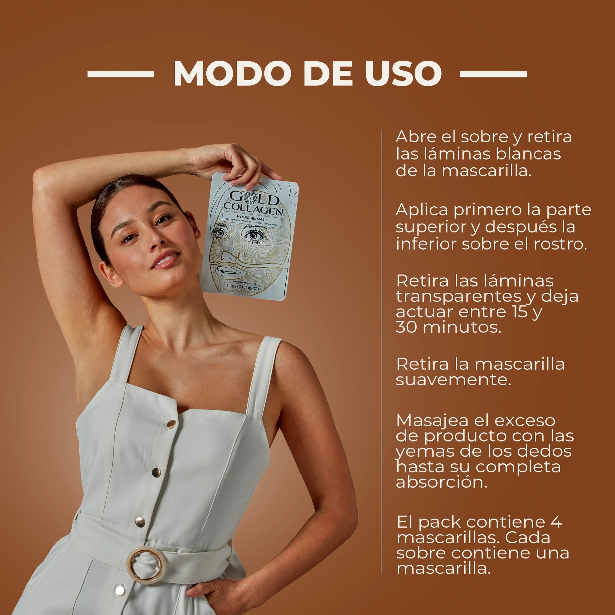 Hydrogel Mask Set (4 Unitéiten) 