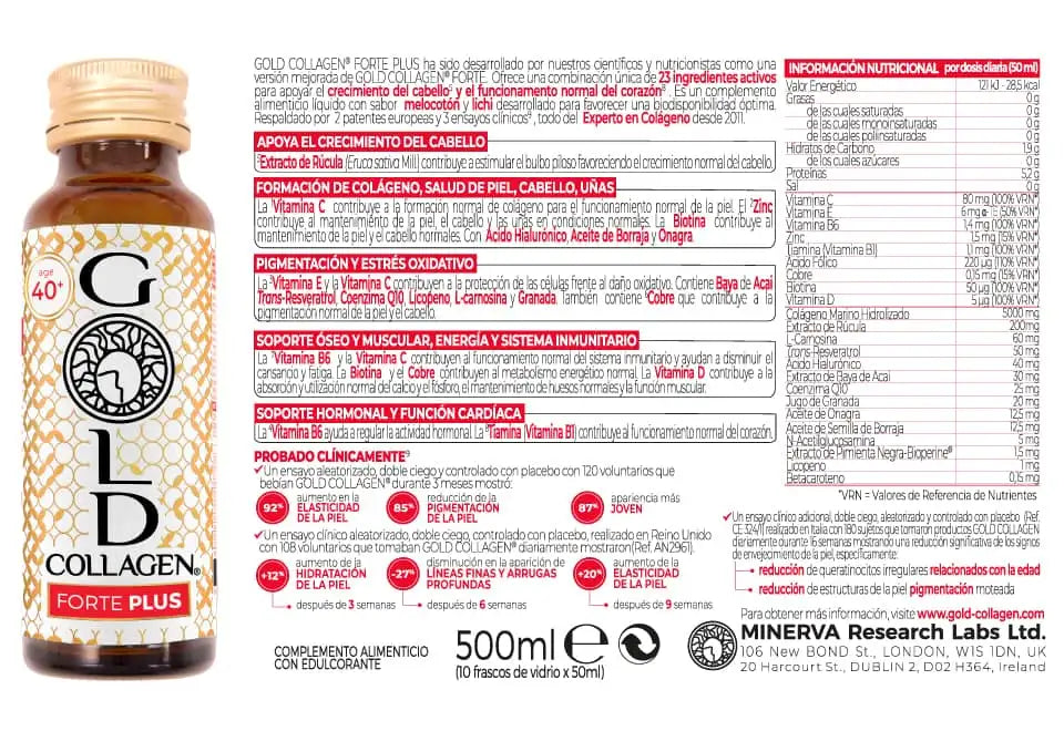 Gold Collagen Forte Plus - Centro de Estética Itziar y Mariángeles