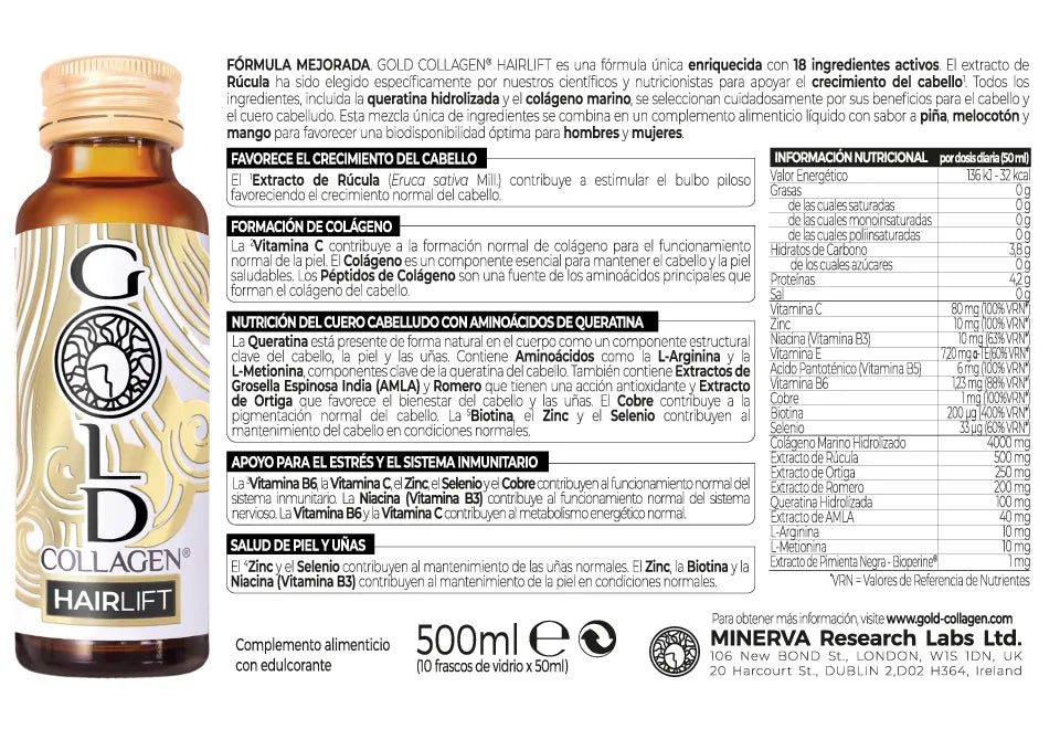 Gold Collagen Hairlift - Centro de Estética Itziar y Mariángeles