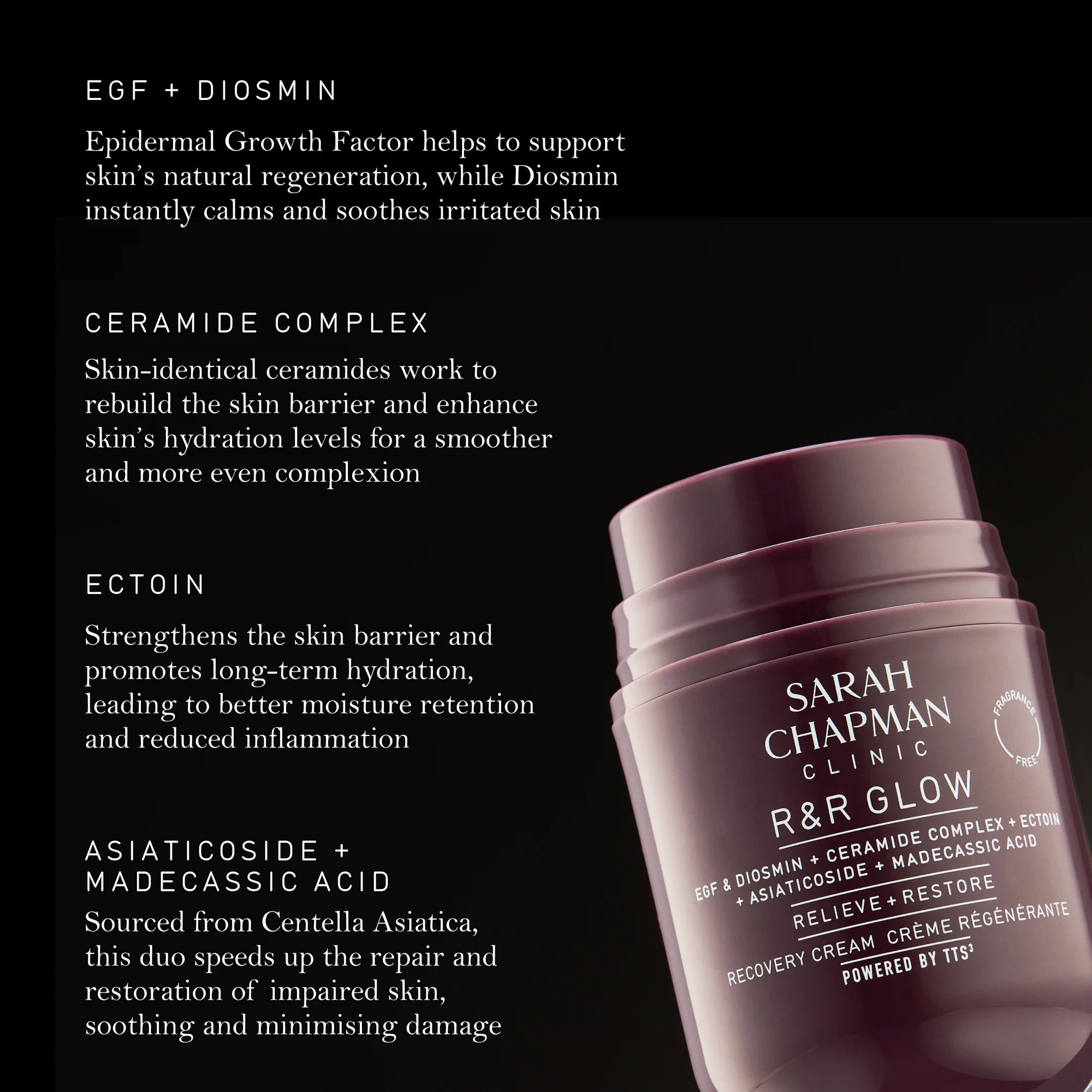 R&amp;R Glow Recovery Cream 30 ml. 