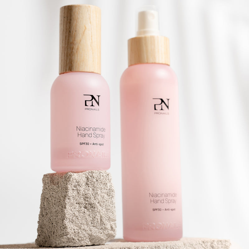 Spray per le mani con Niacinamide 