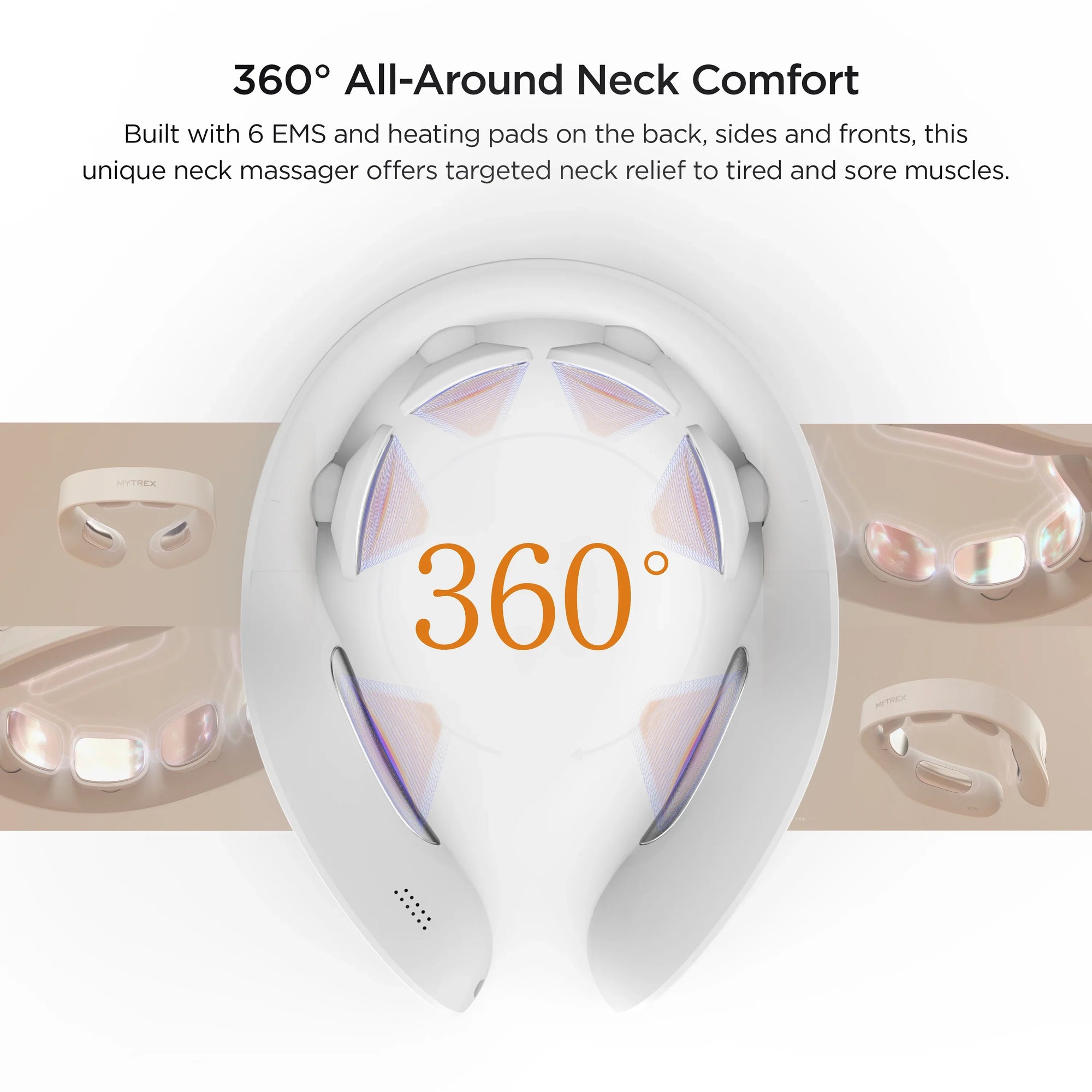 Mytrex Dr.Heat Neck — Tecnología EMS y calor inteligente para un confort cervical exquisito