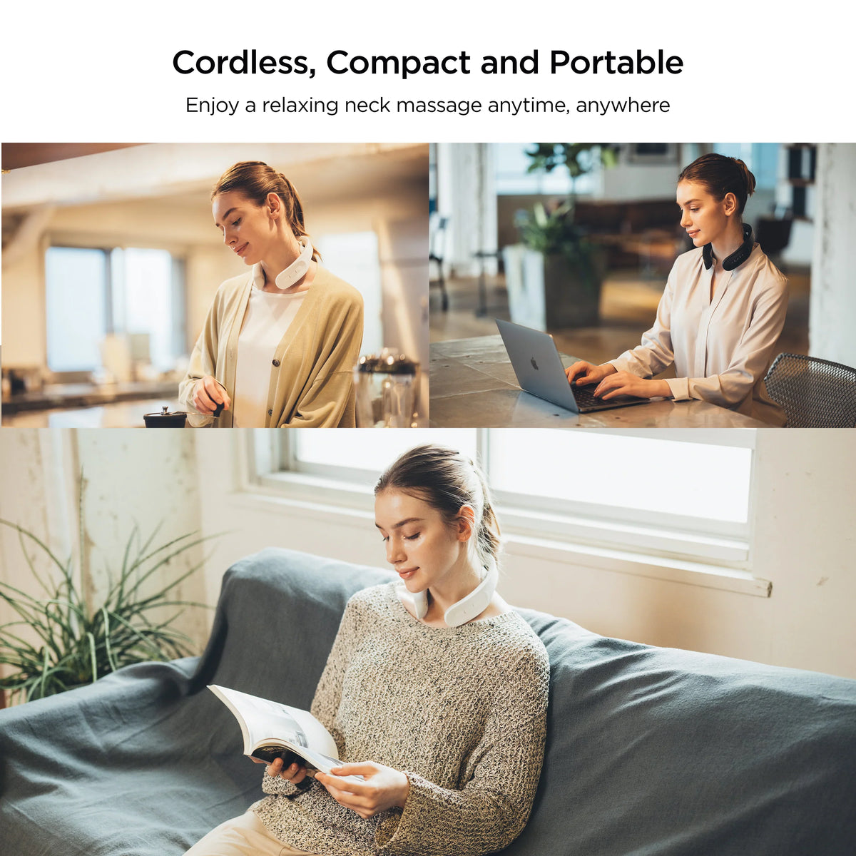 Mytrex Dr.Heat Pescoço — Tecnologia EMS e calor inteligente para um conforto cervical exquisito 