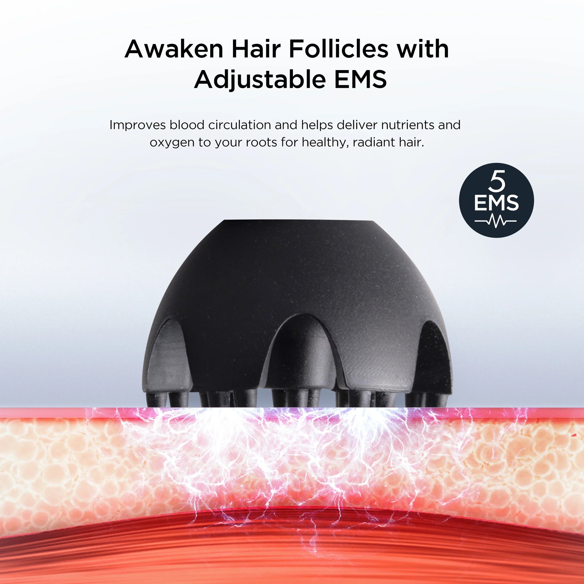 Head Spa Pro — Estimulación EMS y luz roja para un cuero cabelludo sublime