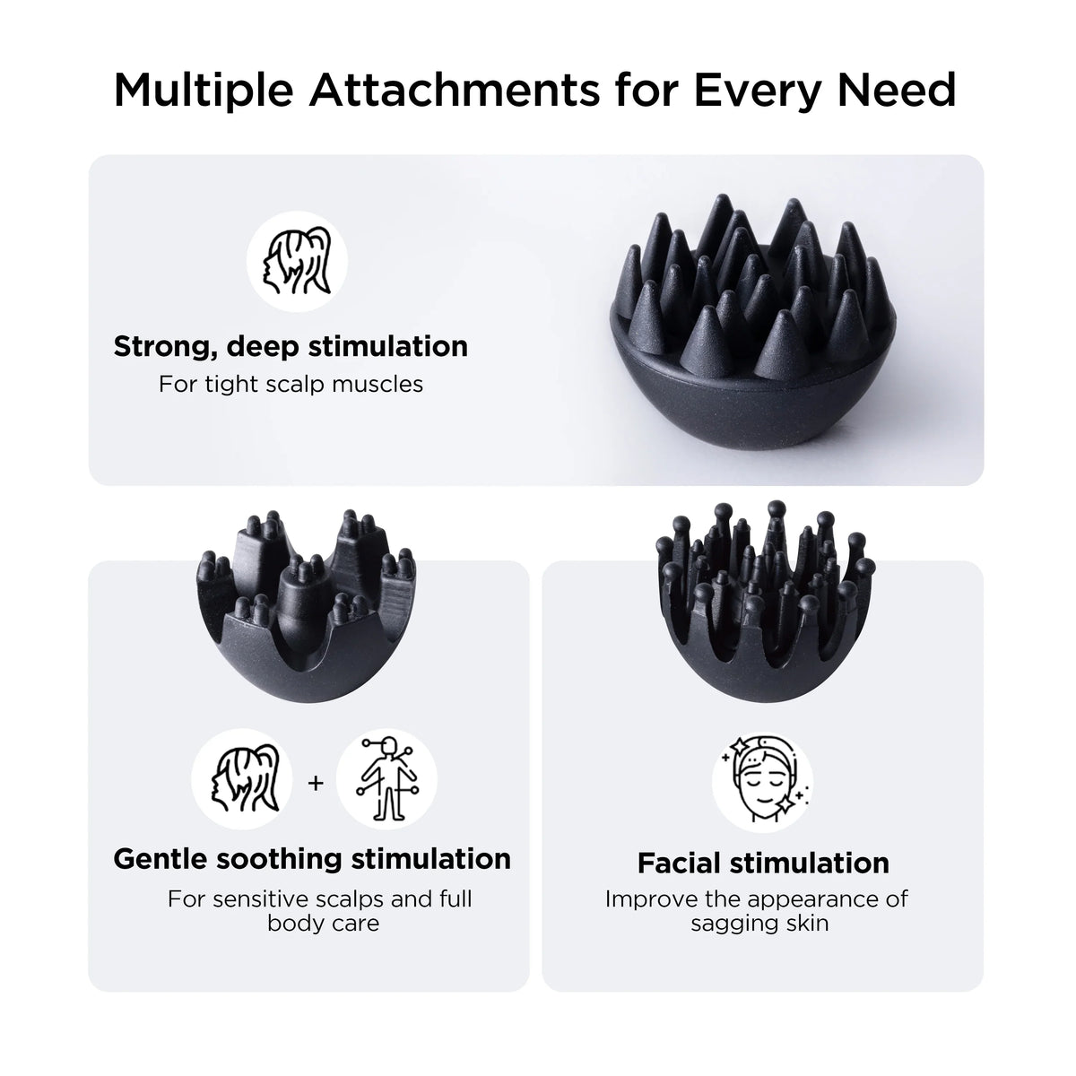 Head Spa Pro — Stimulation EMS et lumière rouge pour un cuir chevelu sublime 