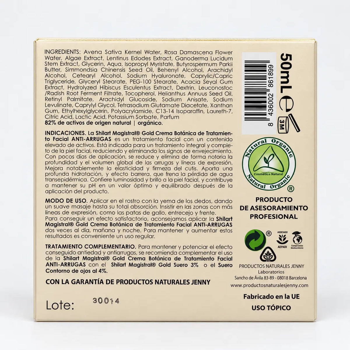 Shilart Magistral® Gold Botaniczny Krem Przeciw Zmarszczkom
