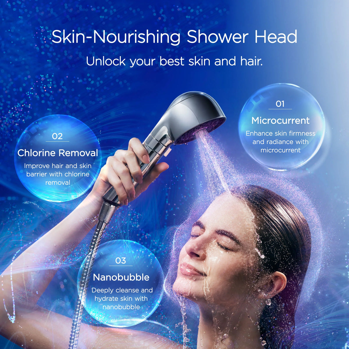 HiHo Fine Bubble +e — Spa di microcorrente e nanobolle per una pelle luminosa 