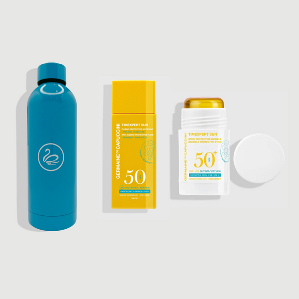 Pack Timexpert Sun (Stick + Colorless Fluid + Bottle) - Complete Sun Protection 