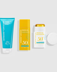 Pre&Post Zon Gezicht Routine + Stick Bescherming Onzichtbaar SPF50+ 