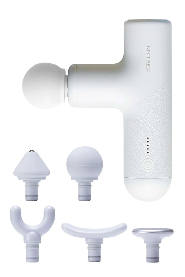 Rebive Air — Tragbare Mini-Massagepistole in Weiß 