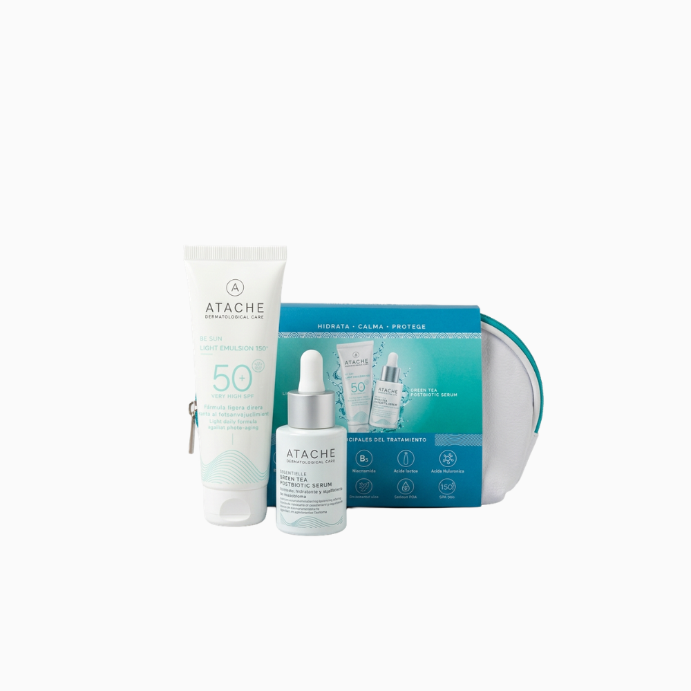 Neksjer Light Emulsion SPF50 + postbiotinis serumas | Būk saulėje 