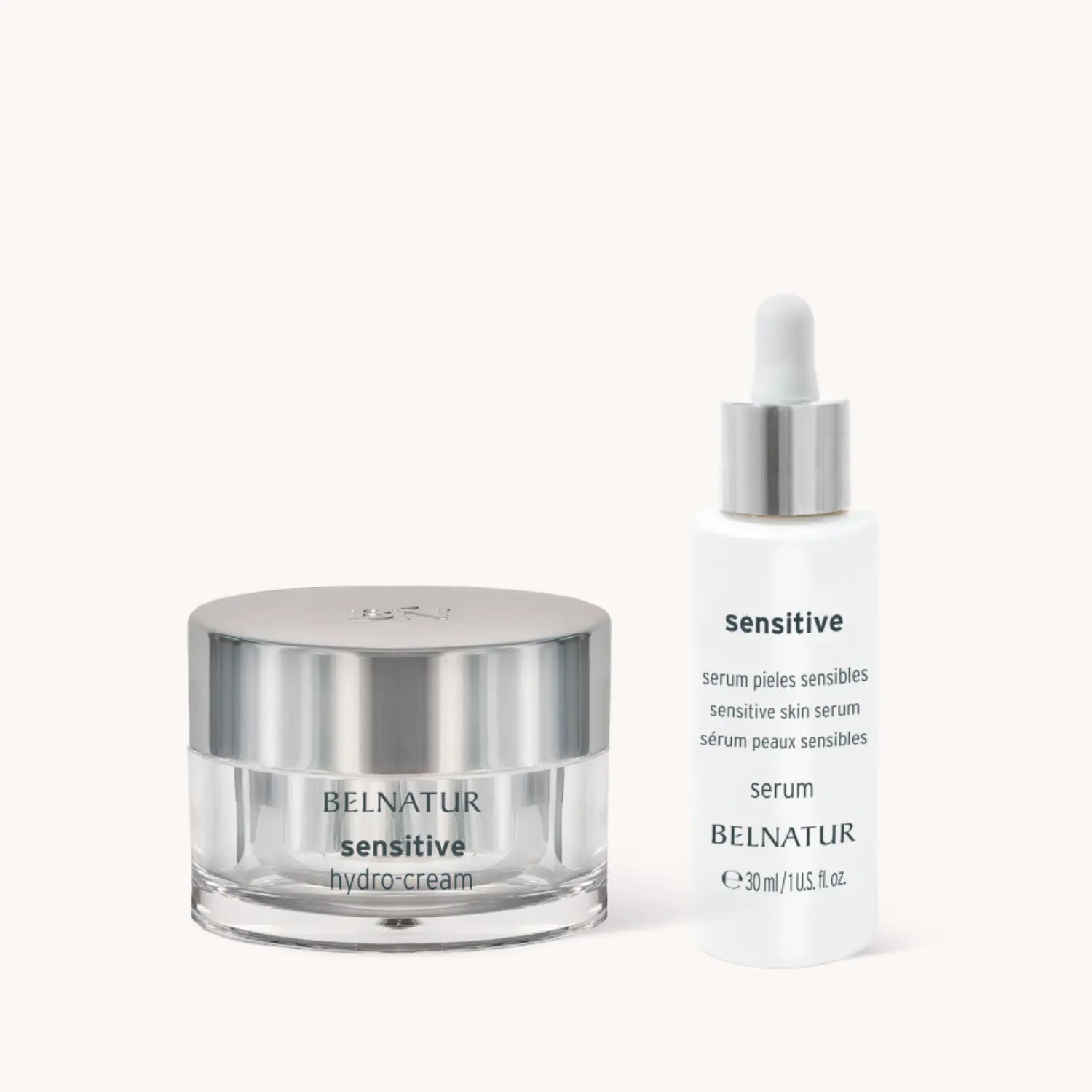 Pak Belnatur Sensitive: Serum + Hidro-umirujuća krema 