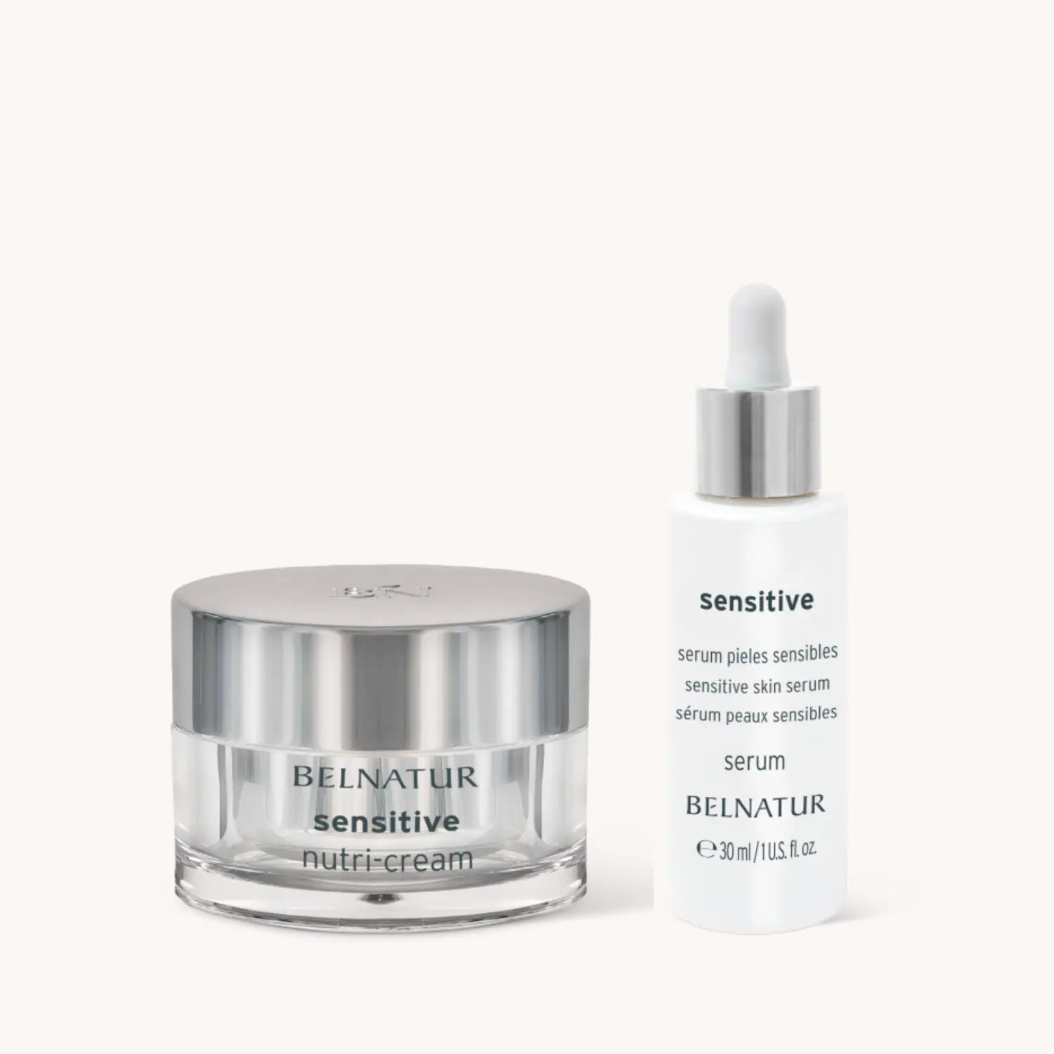 Paketa Belnatur Sensitive: Serum + Nutri-Umirujuća krema 