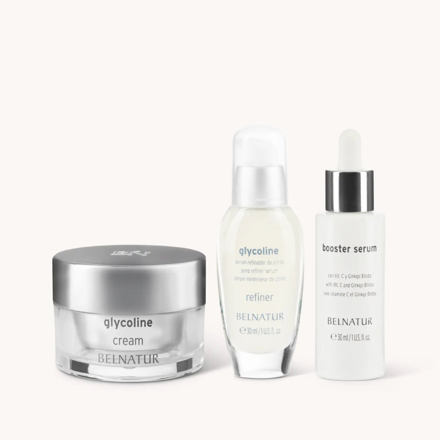 Pack Glycoline Refiner + Creme + Booster 