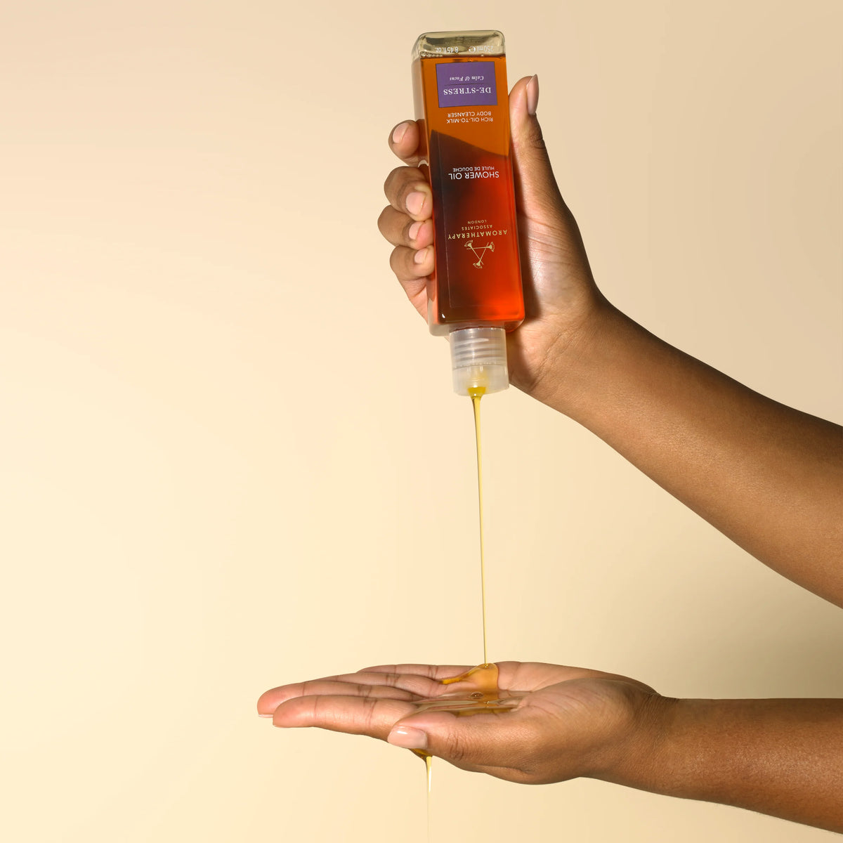 Huile de douche pour déstresser l'esprit 