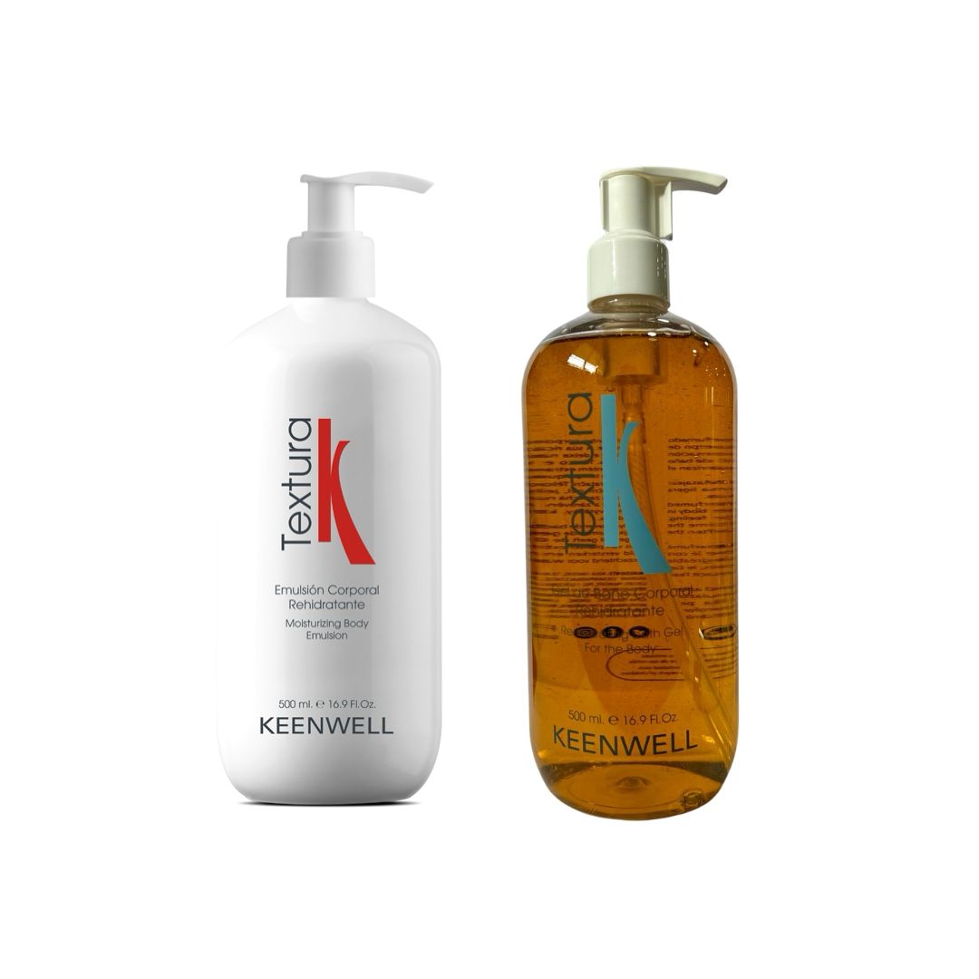 Keenwell Pack Textura: Emulsión Corporal + Gel de baño - Centro de Estética Itziar y Mariángeles