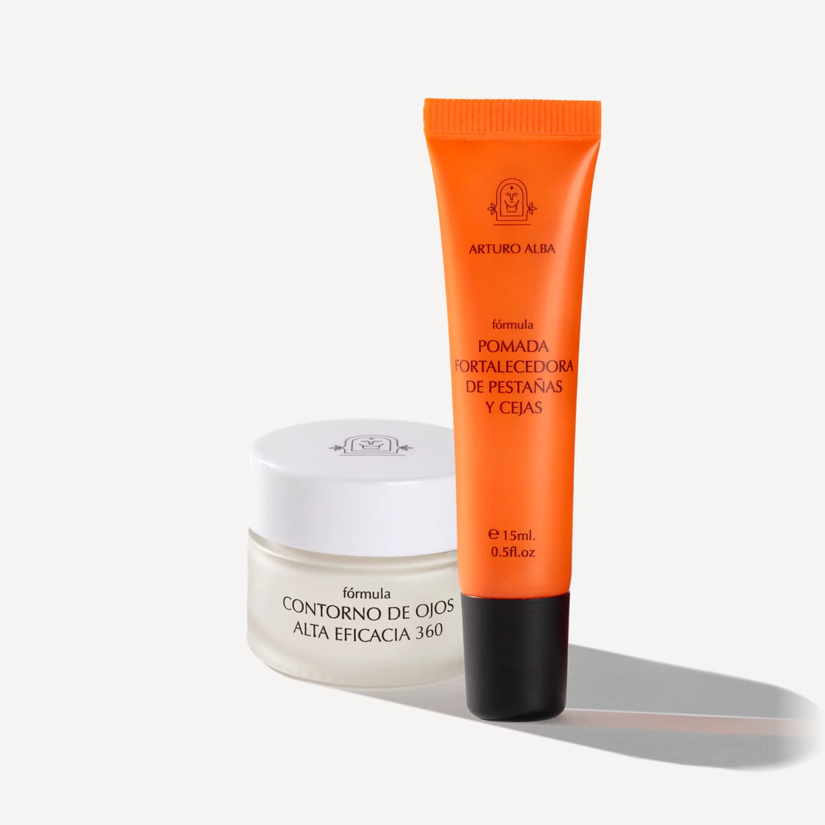 Pomada Fortalecedora de Cejas y Pestañas + Contorno de Ojos 360 Alta Eficacia