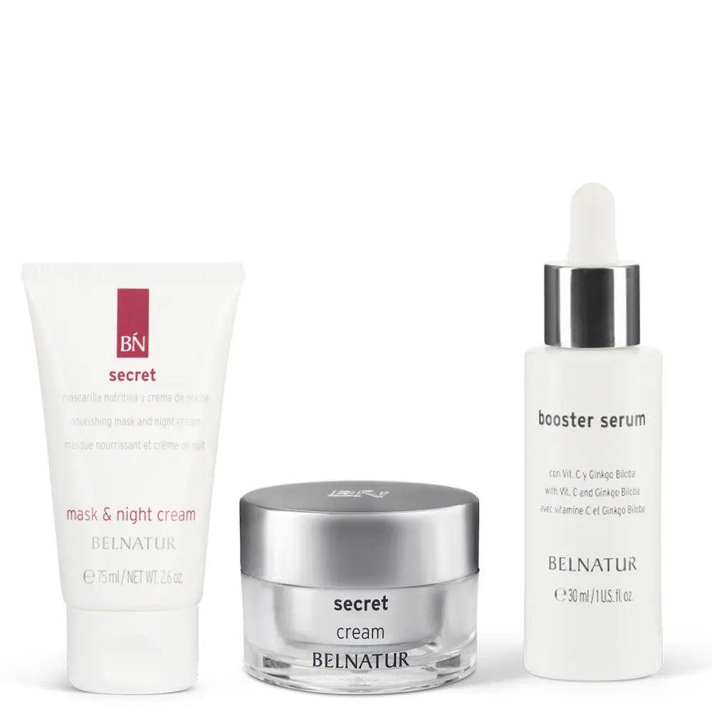 Belnatur Secret Pack(Crema de día + Crema de noche + Booster Serum) - Centro de Estética Itziar y Mariángeles