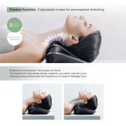 Medi Neck — Tração cervical, EMS e calor para um bem-estar profundo