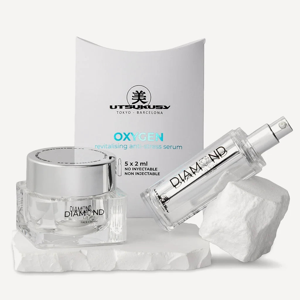 Set Diamond mat 5 Ampullen Oxygen a Kosmetiktäsch | FW26